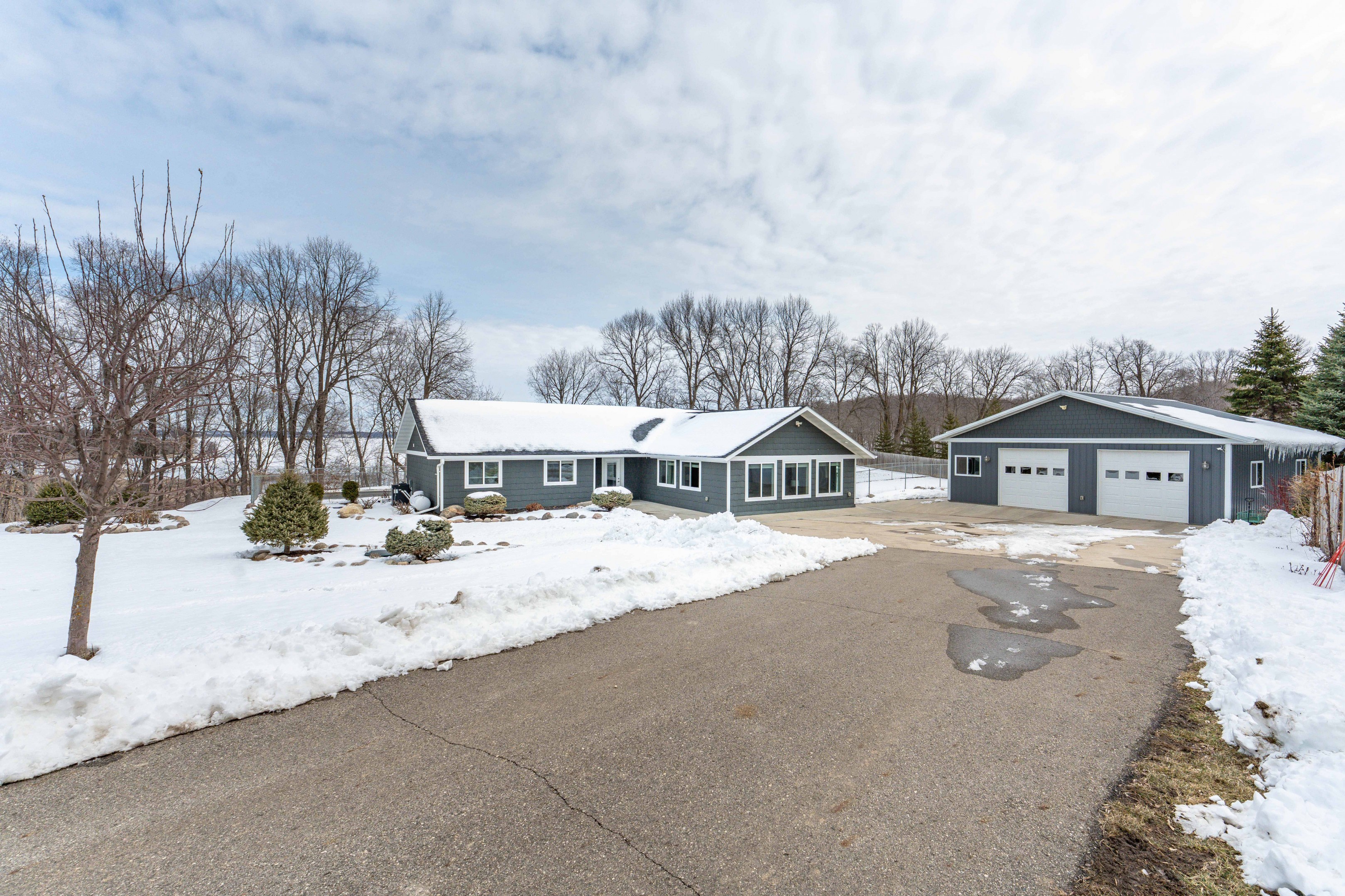 Greg and Julie's Lake Lida home on a quiet, private bay