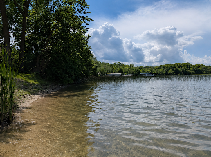 View from the Lake Lida property